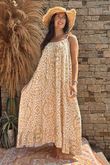 Made in Italy Nyssa Tie Shoulder Dress Indian Yellow /16 =