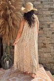Made in Italy Nyssa Tie Shoulder Dress Indian Yellow /16 =