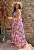 Made in Italy Nyssa Tie Shoulder Dress Orchid /10 =