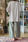  Perfect Breton V Long Sleeve Top Khaki /15