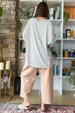  Perfect Breton V Long Sleeve Top Light Grey /10