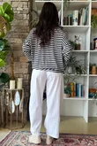  Perfect Breton V Long Sleeve Top Navy /20