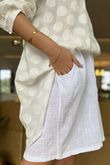 Made in Italy Pure Shores Perfect Cotton Short White 