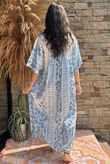 Made in Italy Rosemoor Smock Maxi Dress Baby Blue /8 =