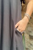 Made in Italy Ruffalo Dress Black /5 =