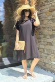 Made in Italy Ruffalo Dress Black /5 =