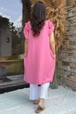 Made in Italy Ruffalo Dress Flamingo