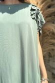 Made in Italy Ruffalo Dress Khaki