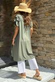 Made in Italy Ruffalo Dress Khaki