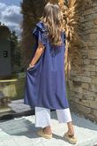 Made in Italy Ruffalo Dress Navy