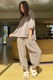 Made in Italy Rupert Relaxed Knit Top Earth