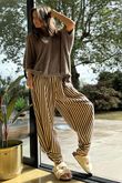 Made in Italy Rupert Relaxed Knit Top Earth