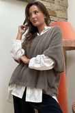 Made in Italy Rupert Relaxed Knit Top Earth