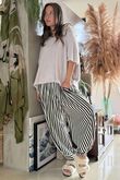 Made in Italy Rupert Relaxed Knit Top Stone