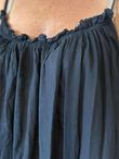 Made in Italy Sa Caleta Beach Maxi Dress Black