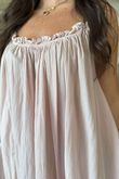 Made in Italy Sa Caleta Beach Maxi Dress Setting Plaster