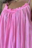 Made in Italy Sa Caleta Beach Maxi Dress Washed Popsicle Pink