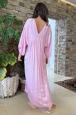 Made in Italy Selene Maxi Dress Pink Opal