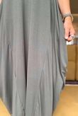 Made in Italy Sleeveless Parachute Maxi Dress Khaki /9