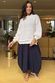 Made in Italy Sleeveless Parachute Maxi Dress Navy /9