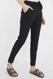 Made in Italy Smooth Slim Magic Trouser Black *