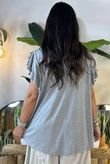 Made in Italy Trixi Perfect Tee Light Grey Marl