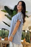 Made in Italy Trixi Perfect Tee Pearl Grey