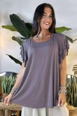 Made in Italy Trixi Perfect Tee Taupe