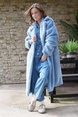 Mara Luxury Faux Fur Long Coat Ladro