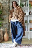 Mara Roar Luxury Faux Fur Long Coat /40