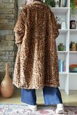 Mara Roar Luxury Faux Fur Long Coat /40