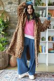 Mara Roar Luxury Faux Fur Long Coat /40