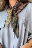 Marrakesh Paisley Square Scarf 