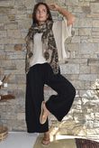 Mimi Pillow Cotton Quirky Pant Black