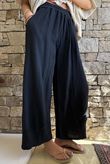 Mimi Pillow Cotton Quirky Pant Black