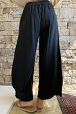 Mimi Pillow Cotton Quirky Pant Black