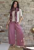 Mimi Pillow Cotton Quirky Pant Indian Pink