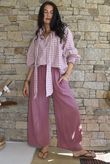 Mimi Pillow Cotton Quirky Pant Indian Pink