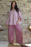 Mimi Pillow Cotton Quirky Pant Indian Pink