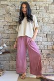 Mimi Pillow Cotton Quirky Pant Indian Pink