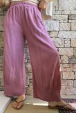 Mimi Pillow Cotton Quirky Pant Indian Pink