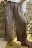 Mimi Pillow Cotton Quirky Pant Mocha