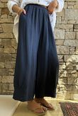 Mimi Pillow Cotton Quirky Pant Navy