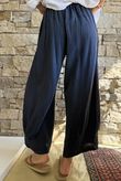 Mimi Pillow Cotton Quirky Pant Navy