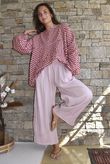 Mimi Pillow Cotton Quirky Pant Rose