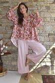 Mimi Pillow Cotton Quirky Pant Rose