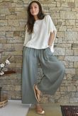 Mimi Pillow Cotton Quirky Pant Soft Khaki