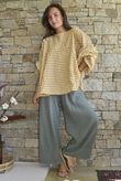 Mimi Pillow Cotton Quirky Pant Soft Khaki