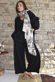 Mimi Pillow Cotton Sonnet Blouse Black