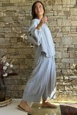 Mimi Pillow Cotton Sonnet Blouse Cloud Grey